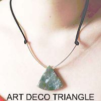 ART DECO TRIANGLE NECKLACE FROM GRACIE MAE HANDMADE JEWELLERY