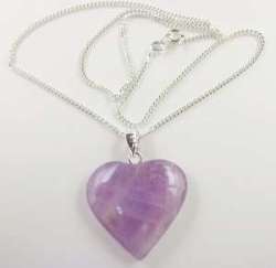 Amethyst heart from Gracie Mae