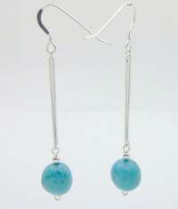 Howlite nugget earrings from Gracie Mae