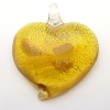Glass heart pendant
