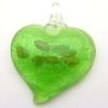 Glass heart pendant