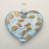 Glass heart pendant
