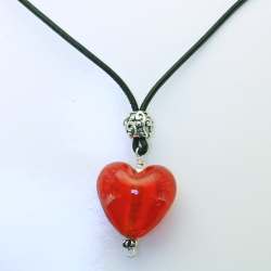 Chunky glass heart
