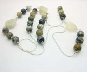 Jasper and Moonstone necklace from Gracie Mae