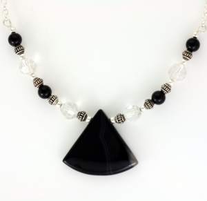 Agate necklaces from Gracie Mae