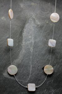 Gracie Mae Pink Shell Necklace