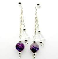 Fluorite stud earrings from Gracie Mae
