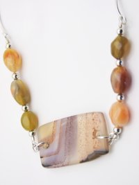 Carnelian necklace at Gracie Mae