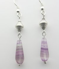 Fluorite earrings from Gracie Mae