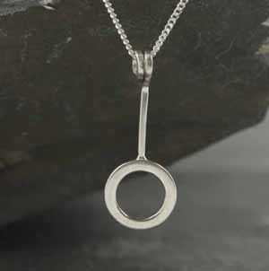 CONTEMPORARY SILVER PENDANT