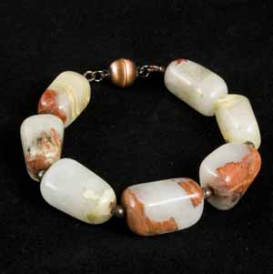 AGATE AND COPPER BRACELET
