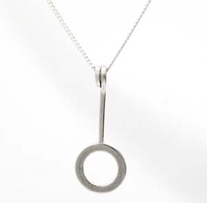 CONTEMPORARY SILVER PENDANT