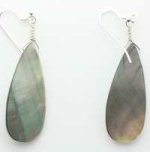 Mother of Pearl teardrop earrings from Gracie Mae