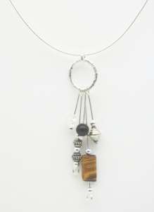 Silver pendant necklace from Gracie Mae
