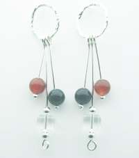 Silver Earrings from Gracie Mae